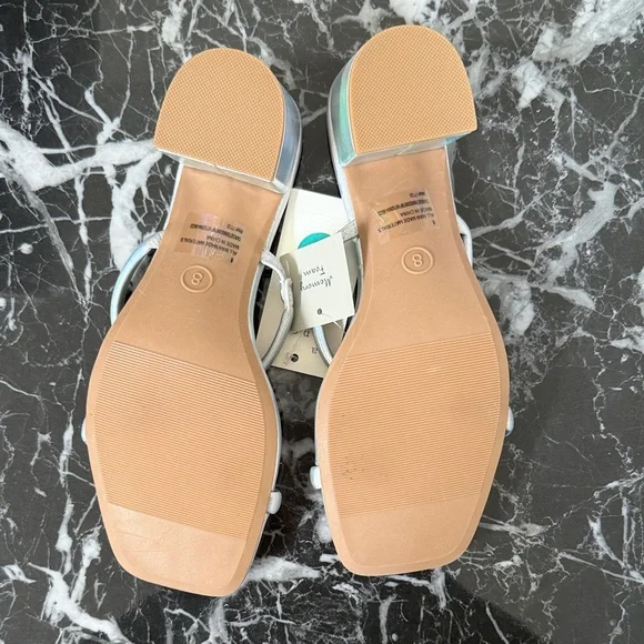 a new day iridescent strappy square-toe sandals - Picture 4 of 5